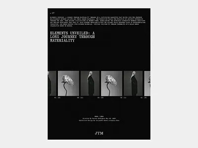 "Elements Unveiled" Exhibition Poster art art exhibition black poster creative design dark dark mode design event event poster exhibition poster graphic design minimalist poster poster design typo typography