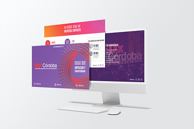 TEDxCórdoba 2022 edition | Presentation deck for sponsors branding graphic design logo ui