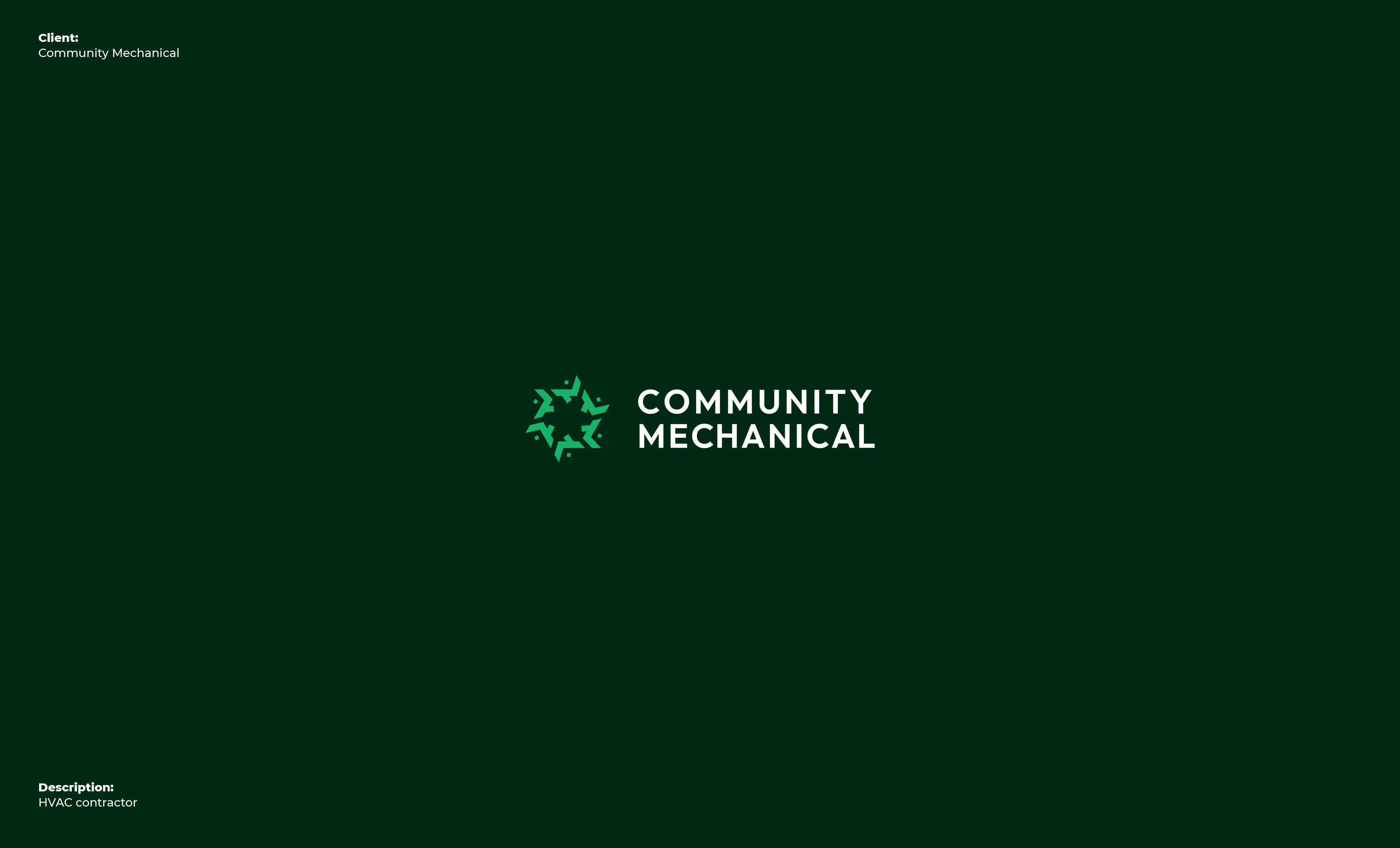 Community Mechanical Logo branding design dribbble graphic design identity logo logotype