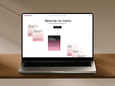 Card flip animation for website of medical clinic app animation beauty card flip gradient landing page minimalism ui web design website