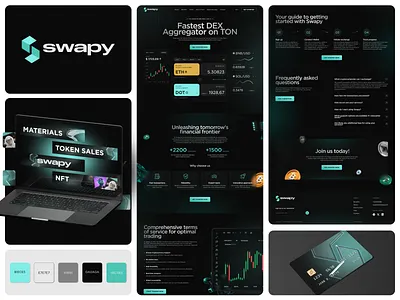 Swapy – Crypto Branding & Visual Identity techbranding