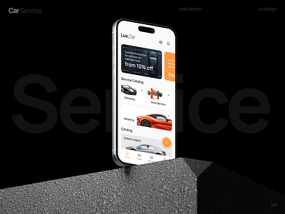 Car service app screen (ios) app application auto car carservice detailing interface ios ui uidesign uiux ux wehicle wehicles