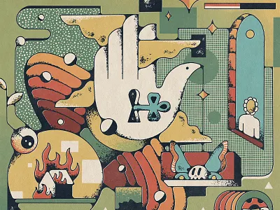 Unknown Wisdom branding design illustration lettering merch design skitchism t shirt typography ui vintage