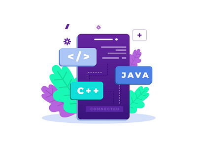 Smartphone App Development Animation adobe after effect animation animation after effects design development illustration illustration animation lottie lottiefiles