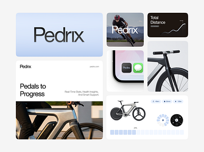 Pedrix Bento Branding - A Clean, Modern Brand Visual Identity bento bento branding bento card bike brand brand identity branding branding indentity cycle eco eco friendly electric electric bike electric cycle electric vehicle logo minimal bento minimal brand identity minimal branding minimal design