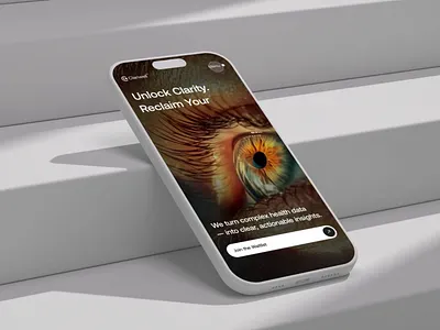 Clariwell™ - Website Design Mobile Version Animation animation clariwell webdesign conceptual ui health tech health tech app landing page medical ui mobile animation mobile ui design mobile web mobile web design mobile website product design saas design saas landing page ui ux animation user experience user interface web design website