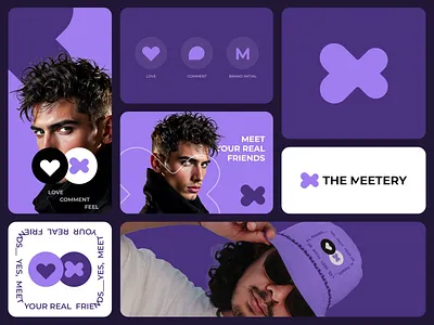 🔥The Meetery App branding dating app logo dating logo elegant logo heart logo logo logo design minimalist logo modern logo ove logo relationship app sm technology tech startup logo the meetery