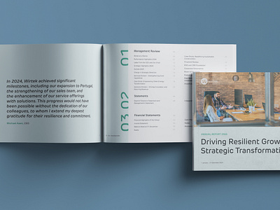 2024 Annual Report annualreport annualreportdesign branding cleandesign creative design designinspiration dribbble financialreport graphicdesign grid infographic layout minimaldesign