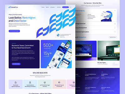 Branding & Web Design for a Creative Agency branding creative design graphic design inovative inspiration landing page logo ui ux ui website