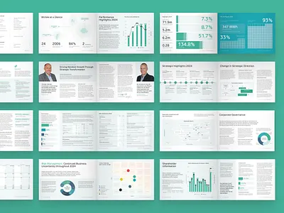 2024 Annual Report annualreport annualreportdesign branding cleandesign companyreport data datavisualization designinspiration financialreport graphicdesign infographic layoutdesign print spread typography visualdesign