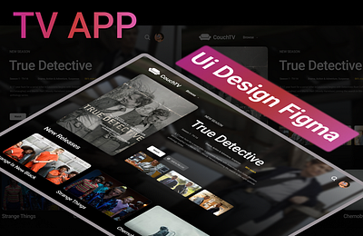 CouchTV – Streaming App UI smarttvdesign