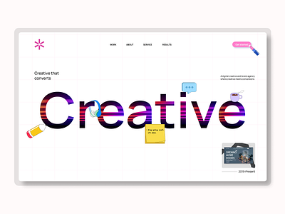 Creative – AI-Powered Design Agency Landing Page. ai branding creativeagency designinspiration designsystem digitaldesign figma generativeai glassmorphism homepage landingpage modernui productdesign saas startupdesign uidesign uiux uxdesign webdesign webui