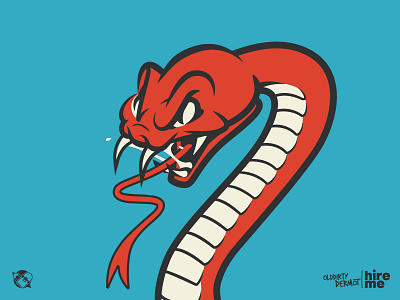 Snake WIP character design design graphics illustration mascot snake t shirt design tee design vector vector design