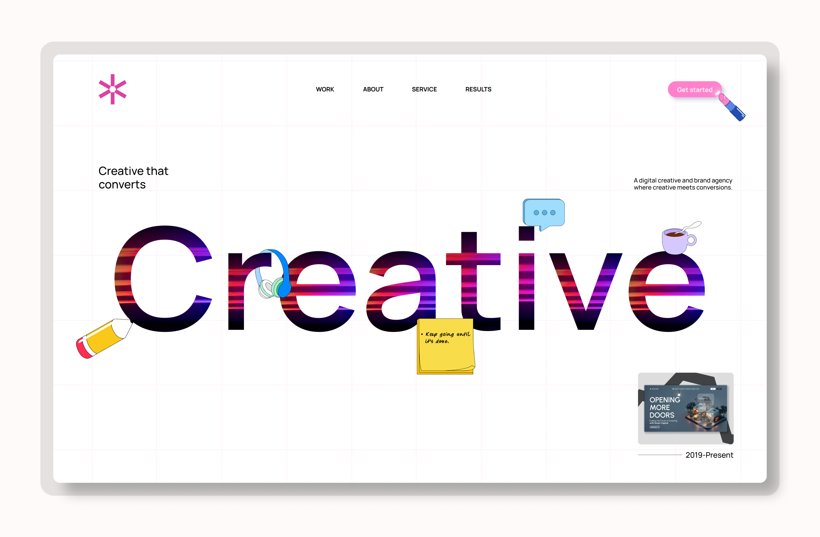 Example of Website Design + Full Stack Development 