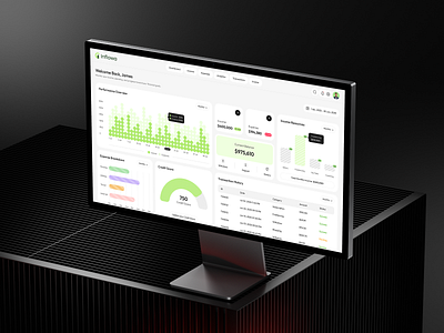 All-in-One Financial Dashboard - Inflowa app design branding credit dashboard data visualization development dribbble finance finance ui financial dashboard fintech fintech design graphic design income tracking personal finance product design spending ui ux web app