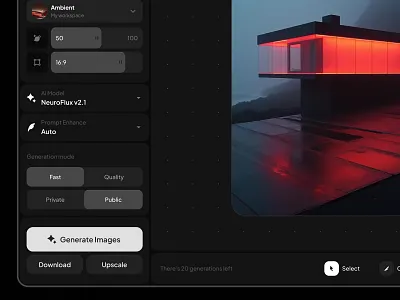 Nocra AI UI 3d animation dashboard dataviz desktop graphic design image generation tech template ui ux vibe vibecoding