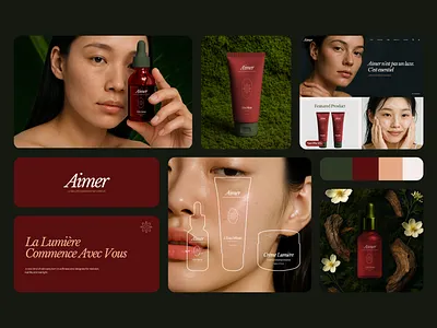 Brand Identity for Beauty Brand beauty box brand identity branding cosmetics design graphic design identity illustration logo mockup packaging pattern skincare social media visual identity