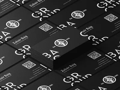 Modern Business Card Design for Baig Group branding business business card card design design graphic design illustration logo print design visiting card