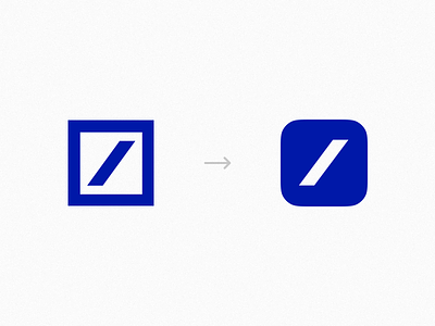 Deutsche Bank - Logo Redesign Concept bank banking branding concept deutsche bank finance logo logotype rebranding redesign symbol ui ux