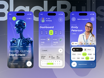 Health care application mobile ui design app app design b2b broker clinic design health healthcare insurance ios medical medical care medtech mobile mobile app pmr saas telemedecine uhr uxdesign