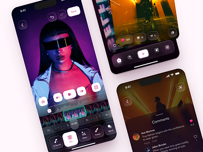 Mobile design for Content Creation app design application application design design interface ios app design mobile mobile app mobile app design product service startup ui uiux ux