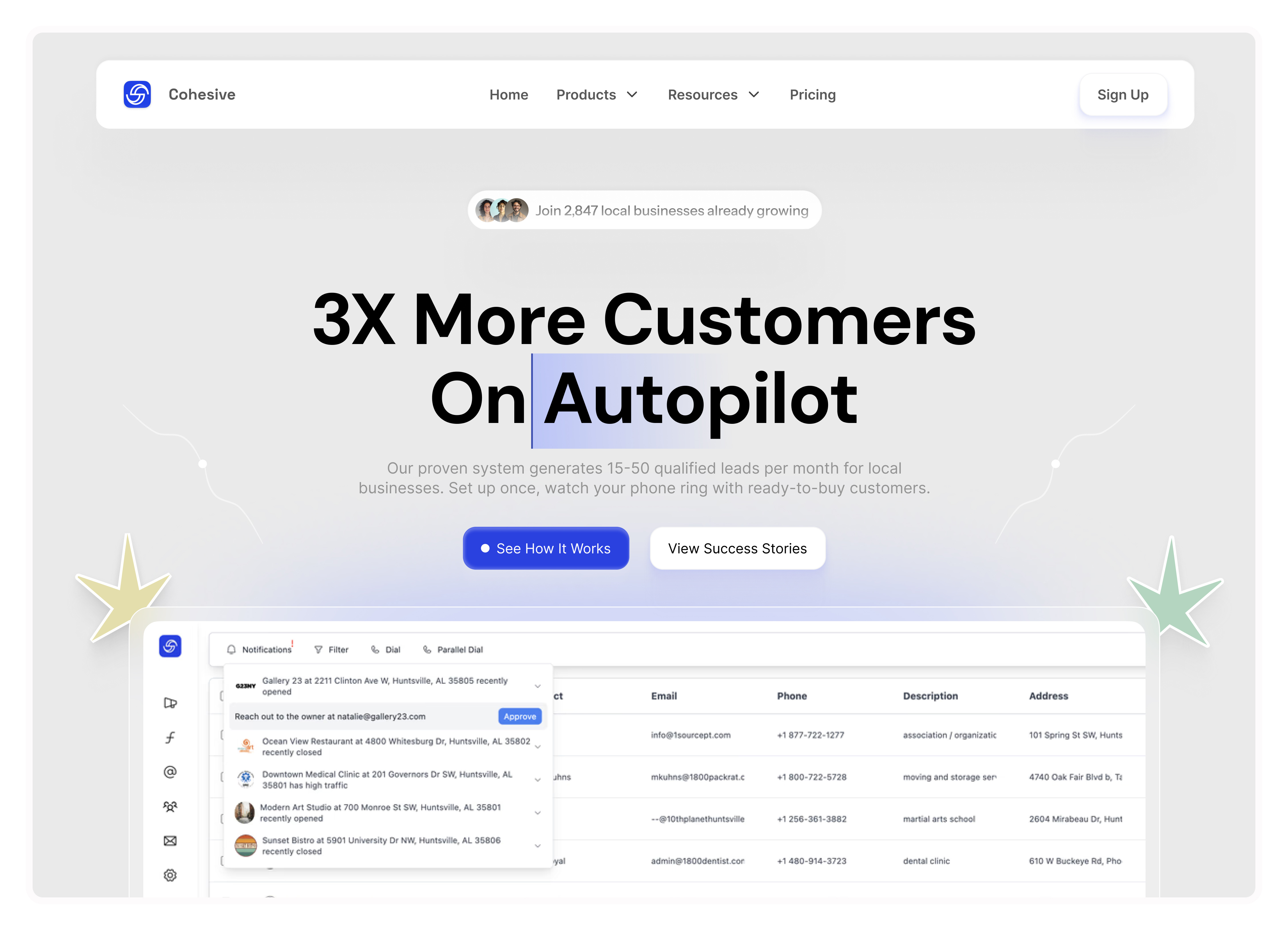Example of Landing Page Design & Development