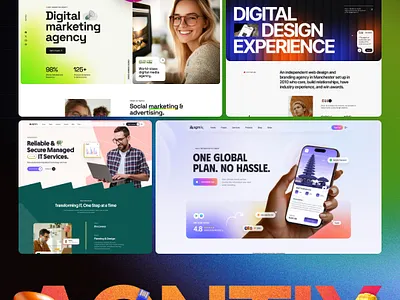 🚨 Finally Been Released – Agntix Is Here! 🎉 agency branding business creative design ecommerce illustration technology company ui web development