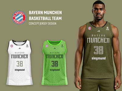 Bayern Munchen basketball team concept jersey design adidas adidas jersey basketball basketball jersey basketball uniform bayern munchen bayern munchen basketball concept jersey design jersey jersey concept jersey design jordan jordan jersey nike nike jersey player typography under armour uniform uniform design