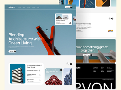 Architecture Website Design – Modern UI for Studio or Agency architecturewebsite cleanui conversiondesign digitaldesign dribbble product designer propertydesign studiosite ui designer ui ux designer uidesign uxdesign web designer webdesign