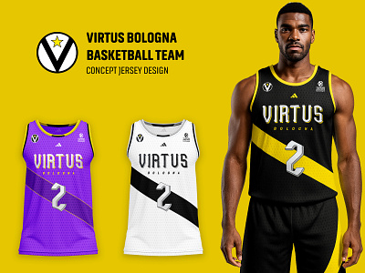 Virtus Bologna basketball team concept jersey design adidas adidas jersey basketball basketball jersey basketball player basketball uniform bologna concept jersey design jersey jersey concept jordan jordan jersey nike nike jersey typography under armour uniform uniform design virtus bologna virtus bologna basketball