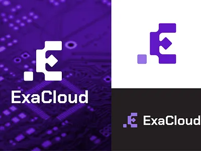 Letter E Logo - Cloud Storage 8bit logo branding cloud computing cloud storage cloud storage logo computing letter e logo logo design pixel e pixel logo technology