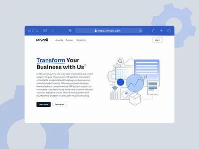 UI/UX Design for Mivarii animation design figma finance fintech motion graphics platform service ui uiux ux web design website