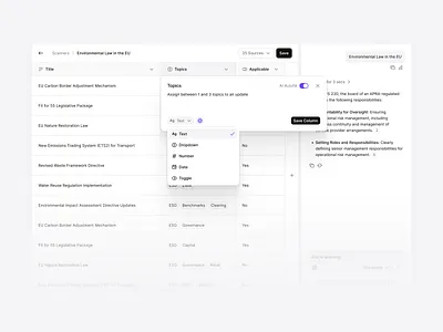 Editable Table View admin ui ai tools clean clean interface column setting dashboard data grid editable table flat law light minimal scanner shadcn shadcnui tailwind
