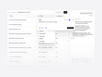 Editable Table View admin ui ai tools clean clean interface column setting dashboard data grid editable table flat law light minimal scanner shadcn shadcnui tailwind