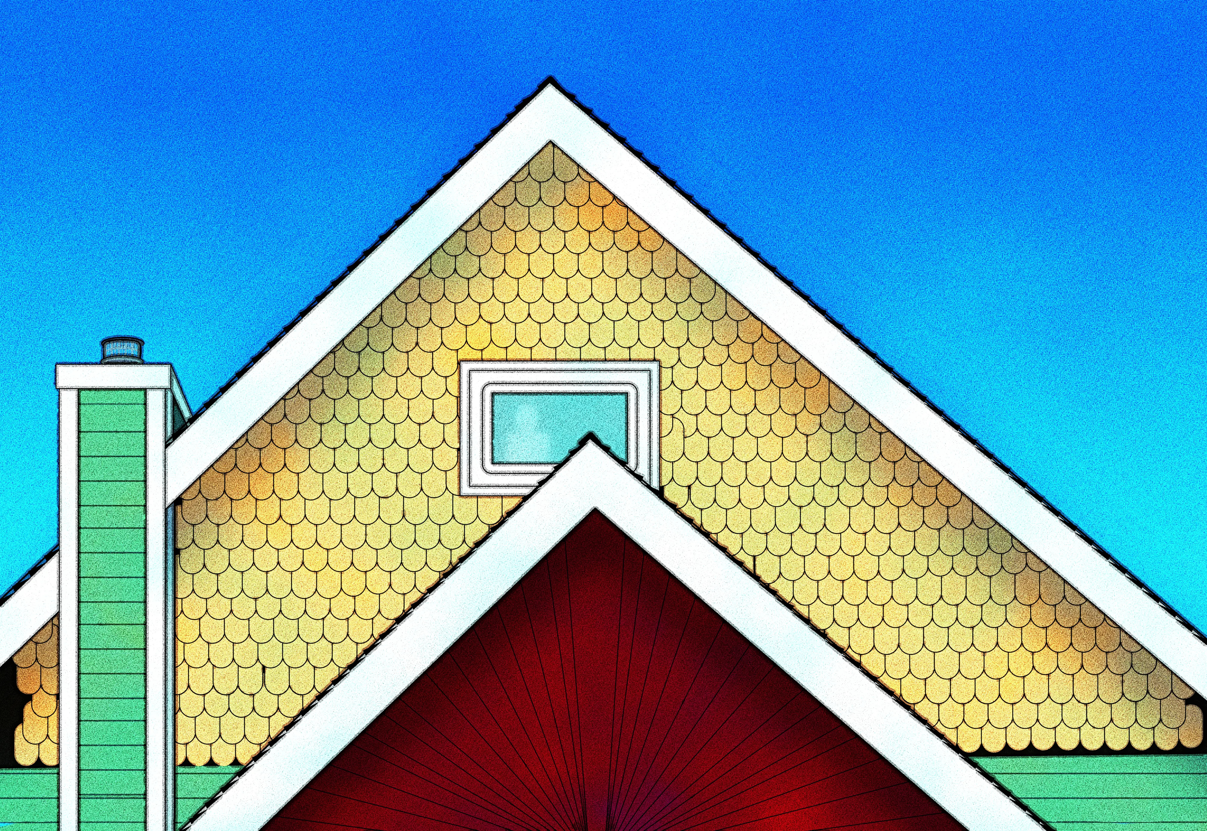 some construction required colors doodle illustration noise shingles shunte88 vector