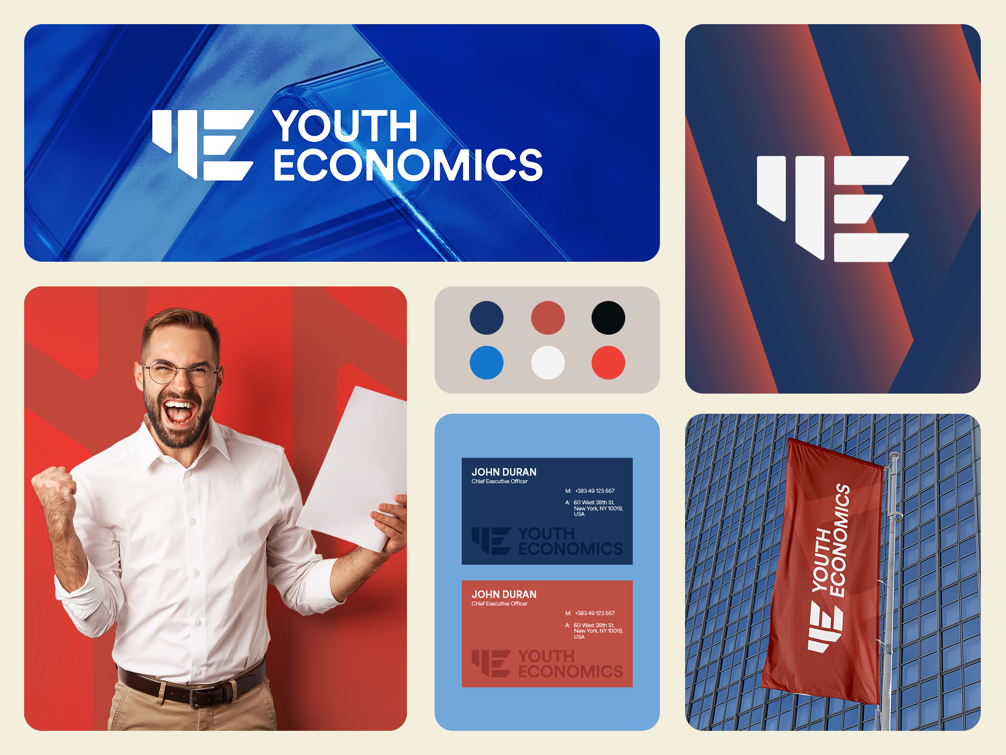 Youth Economics 3d adobe branding design economics graphic design illustration logo minimal youth