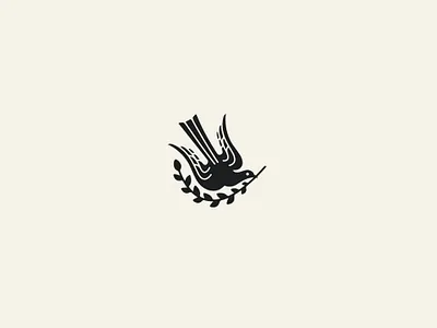 Dribbble Bird Mark • Certificate of Completion bird brand identity branding course educate education educational growcase logo logo design logomark logotype peace
