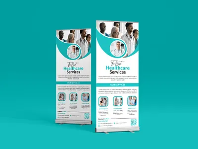 Medical Roll-up Banner Design branding graphicdesign