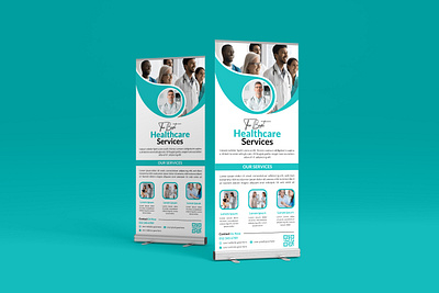 Medical Roll-up Banner Design branding graphicdesign