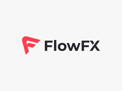 Flowfx logo design branding design graphic design illustration log logo minimal minimalist logo modern logo simple