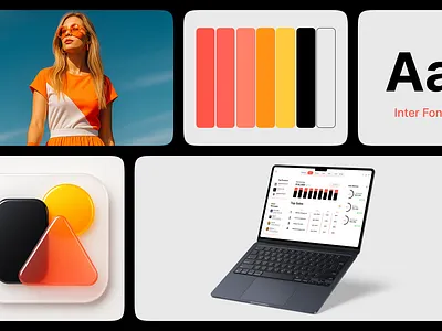 First Look & Teaser at NFD Kits branding design kit design process design tools figma logo logo design nfd kits orange presentation typography ui kit workflow