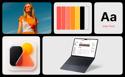 First Look & Teaser at NFD Kits branding design kit design process design tools figma logo logo design nfd kits orange presentation typography ui kit workflow