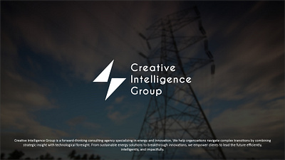 Creative Intelligence Group – Power-Driven Logo Design abstract logo design brand identity branding creative logo design designing services graphic design illustration logo logo design minimalistic logo design ortizmultimedia services
