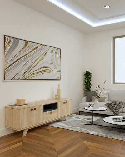 The Contemporary Comfort Living Room 3d 3d floor plan architectural design architucture archviz design exterior floor graphic design interior design lightroom living room design living room interior photoshop sketchup vray