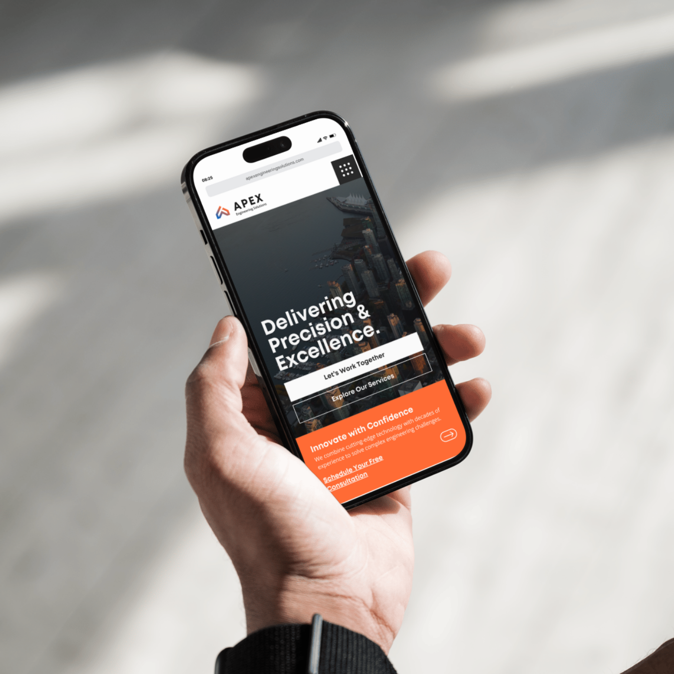 Example of Engineering Website Project