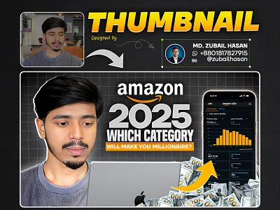 YouTube Thumbnail Design eye catching thumbnail eye catching thumbnail design graphic design thumbnail video thumbnail youtube thumbnail banner