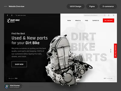 E-commerce Website Design banner design e commerce figma image editing photoshop product design ui design ux design website design