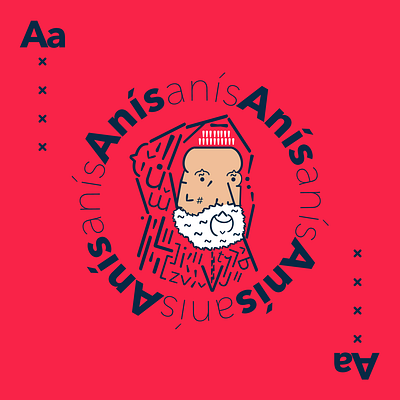 Experimental - Typography character design illustration typography
