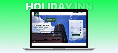 HOLIDAY HOTEL BOOKING graphic design homepage landing page ui ux