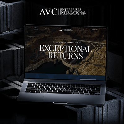 📈 AVC Enterprises International – Website Design & Development user experience